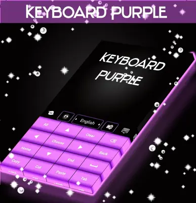 Purple Keyboard android App screenshot 0